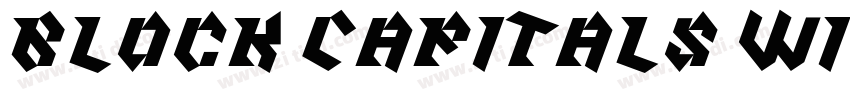 Block Capitals Wide字体转换 Block Capitals Wide字体转换
